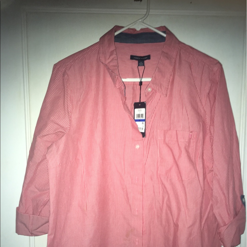 Sail Away  Button Up Blouse By : Tommy Hilfiger.